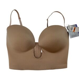 Fine Lines Refined 4 Way Strapless Plunge Bra Nude  36E